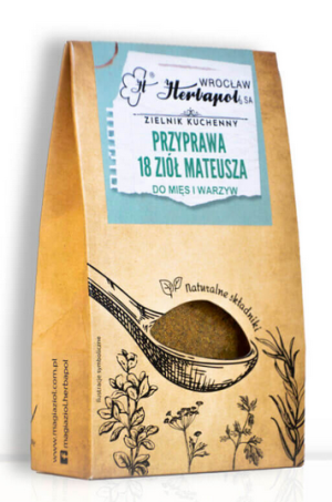 HERBAPOL Przyprawa ziolowa BEZ SOLI do mięs i warzyw 40 g