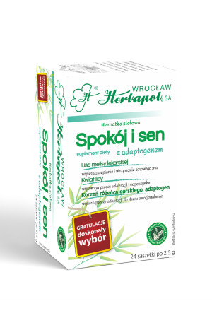 HERBAPOL HERBATA SPOKÓJ I SEN z adaptogenem FIX 24 torebki