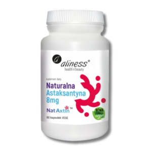 Aliness Astaksantyna Naturalna 8 mg 60 kapsułek