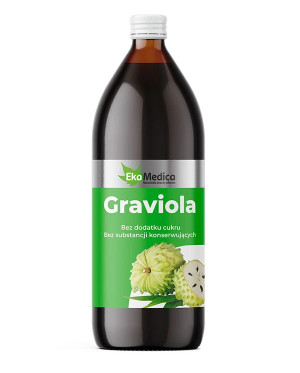 EkaMedica SOK GRAVIOLA 1000ml - suplement diety