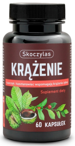 SKOCZYLAS Krążenie Ruszczyk Diosmina Kasztanowiec - 60 kapsułek