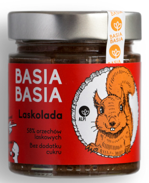Pięć Przemian Laskolada Basia Basia krem z orzechów laskowych 210g
