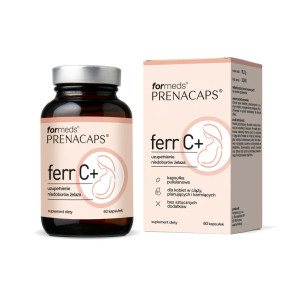 ForMeds Prenacaps FERR C+ żelazo laktoferyna witamina C - 60 kapsułek