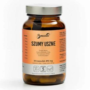 PANASEUS Szumy Uszne 490mg 50 kapsułek