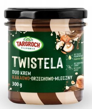 Targroch TWISTELA - Krem duo kakaowo-orzechowo-mleczny 300 g