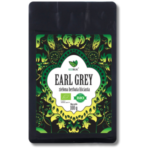 EcoBlik Earl Grey Zielona herbata liściasta 100g