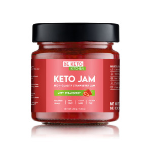 BE KETO JAM Dżem Bardzo TRUSKAWKOWY 200 g