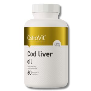 OstroVit Cod liver oil Olej z wątroby dorsza 60 kapsułek