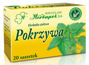 HERBAPOL HERBATA ziołowa POKRZYWA liść fix 20 saszetek