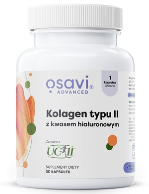 Osavi Kolagen typu II z Kwasem Hialuronowym 30 kaps