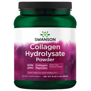 SWANSON Collagen Peptides Powder 454 g Joint Support kolagen hydrolizowany w proszku peptyny kolagenowe