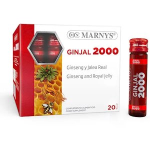 MARNYS GINJAL 2000 żeń szeń i mleczko pszczele 20 fiolek
