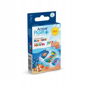 Active Plast Zestaw plastrów dla dzieci Tatto Ocean Fun 12 szt.