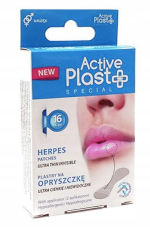 Active Plast Plastry na opryszczkę 16 szt.