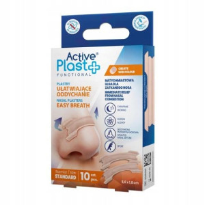Active Plast Plastry przeciw chrapaniu ułatwiające oddychanie 10 szt.