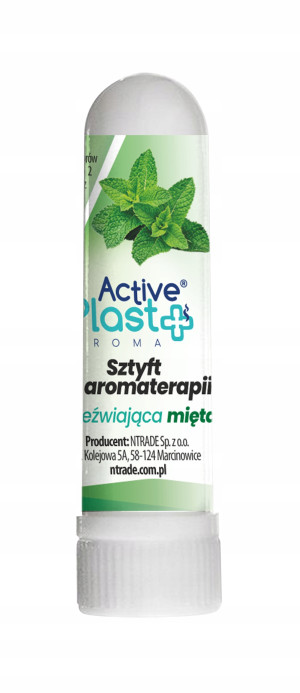 ActivePlast Aromatix Sztyft do nosa Orzeźwiająca mięta