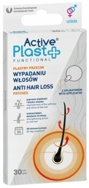Active Plast Plastry przeciw wypadaniu włosów 30 szt