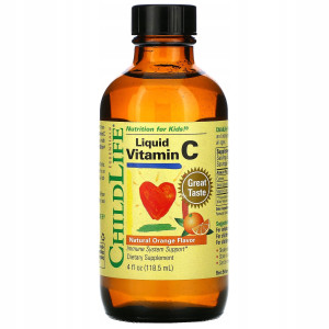 Child Life Liquid Witamina C Orange Flavor 118ml