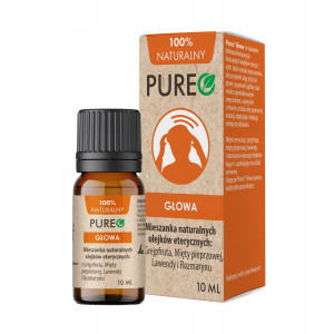 Pureo Głowa mieszanka naturalnych olejków eterycznych 10 ml
