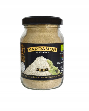 Pięć Przemian Kardamon Mielony bezglutenu BIO 60g