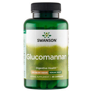 SWANSON Glucomannan Konjac Root 665 mg 90 kapsułek