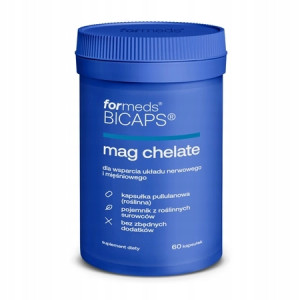 ForMeds BICAPS Mag Chelate diglicynian magnezu 60 kapsułek