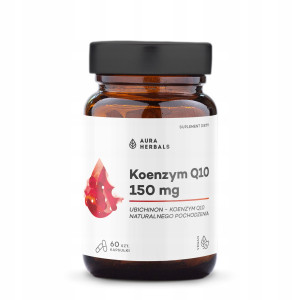 Aura Herbals Koenzym Q10 150 mg 60 kaps ubichinon