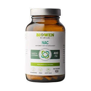 BIOWEN NAC 400 mg 100 kaps vegan N-aceteko-L-cysteina