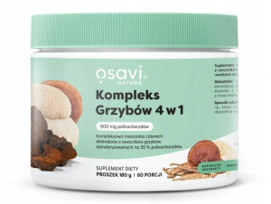 Osavi Kompleks Grzybów 4 w 1 180g 600 mg polisacharydów