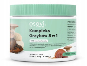 Osavi Kompleks Grzybów 8 w 1 200 g 1200 mg polisacharydów