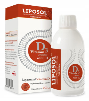 Aliness Liposol D3 4000 IU 250 ml liposomalna witamina D3 z lanoliny
