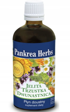 Inwent Herbs Pankrea Herbs 100 ml Jelita Trzustka Dwunastnica