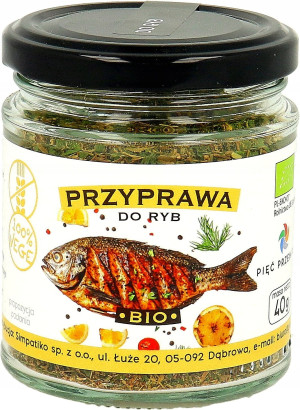 Pięć Przemian Przyprawa do ryb BIO 40 g