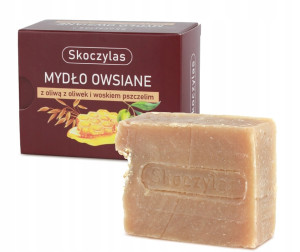 Skoczylas Mydło owsiane z oliwą z oliwek  i woskiem pszczelim 100 g