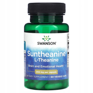 SWANSON L-Theanine Suntheanine 200 mg 60 kapsułek L-Teanina