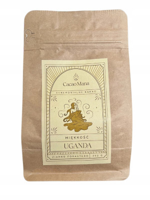 CacaoMana Kakao Ceremonialne z Ugandy Miękkość 250 g