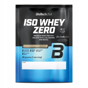 BioTech Iso Whey Zero White Chocolate 25 g Próbka Izolat Biała Czekolada