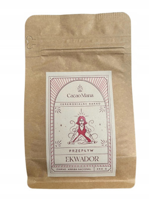 CacaoMana Kakao Ceremonialne Ekwador Przepływ 250 g