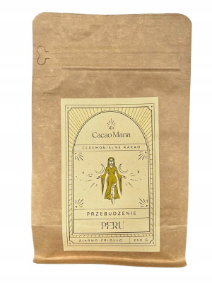 CacaoMana Kakao Ceremonialne z Peru Przebudzenie Criollo 250g