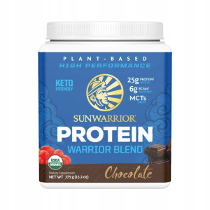 Sunwarrior Protein Warrior Blend 375 g Chocolate Białko wegańskie na bazie konopii