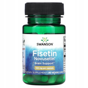 SWANSON Fisetin Novusetin 30 kapsułek fisetyna funkcje poznawcze wsparcie mózgu