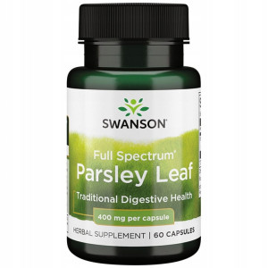 SWANSON FS Parsley Leaf 400 mg 60 kapsułek