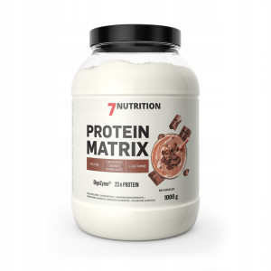 7Nutrition Protein Matrix Milk Chocolate 1000 g Kreatyna Glutamina Digezyme 33 porcji