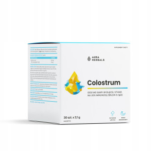Aura Herbals Colostrum 1000 mg Banan 30 saszetek