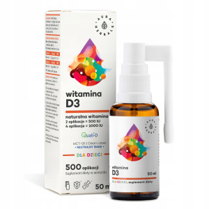 Aura Herbals Witamina D3 dla dzieci MCT 50 ml