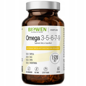 BIOWEN Omega 3-5-6-7-9 60 kapsułek