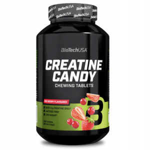 BioTech Creatine Candy 240 tabletek Red Berry