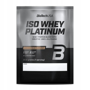 BioTech Iso Whey Platinum 22,5 g Cookies & Cream Próbka Sample Ciastko z kremem