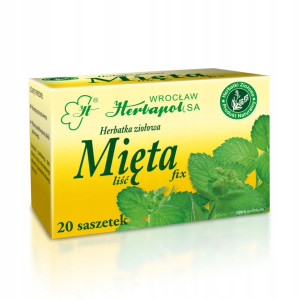 HERBAPOL Herbatka Ziołowa Mięta Fix 20 x 2 g saszetek