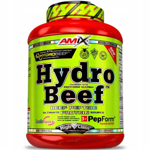 Amix HydroBeef High Class 2000 g Peanut Choco Caramel Białko Wołowe Beef Peptide Protein